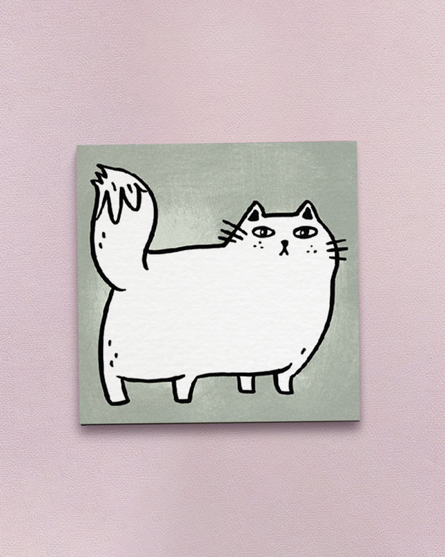 Meow Bod Sticky note