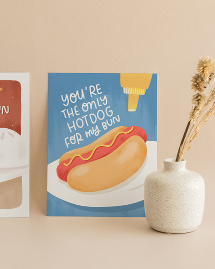 Only Hotdog For Me Card