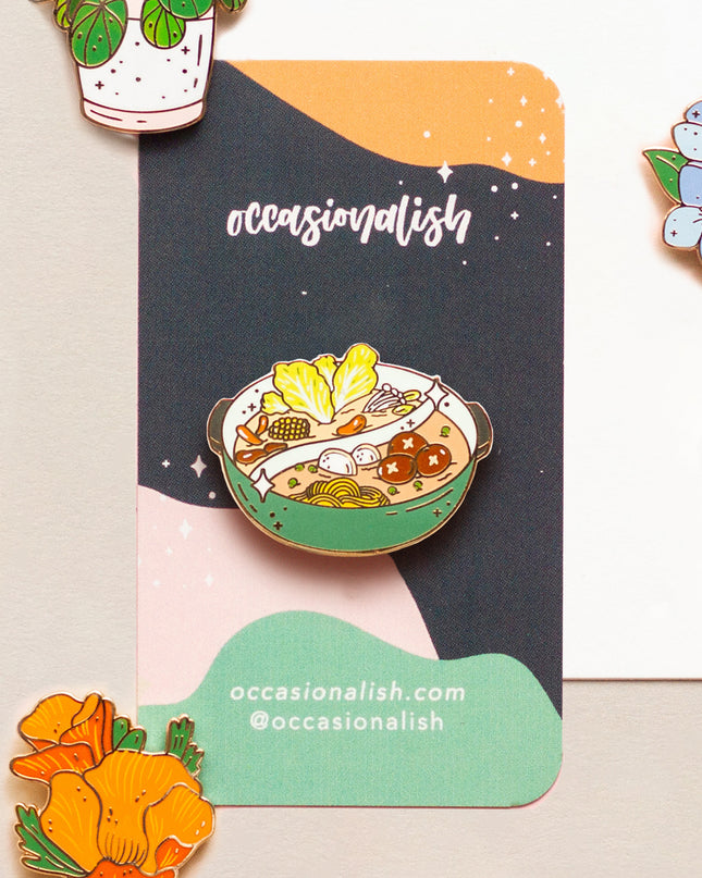 Hotpot Enamel Pin