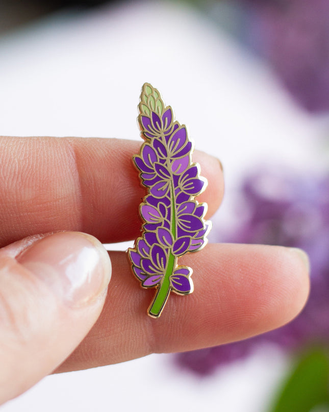 Lupin Enamel Pin
