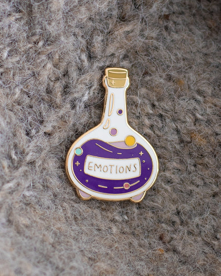 Bottled Emotions Enamel Pin