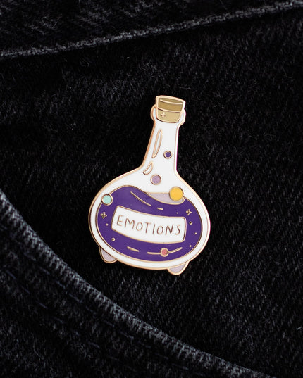 Bottled Emotions Enamel Pin