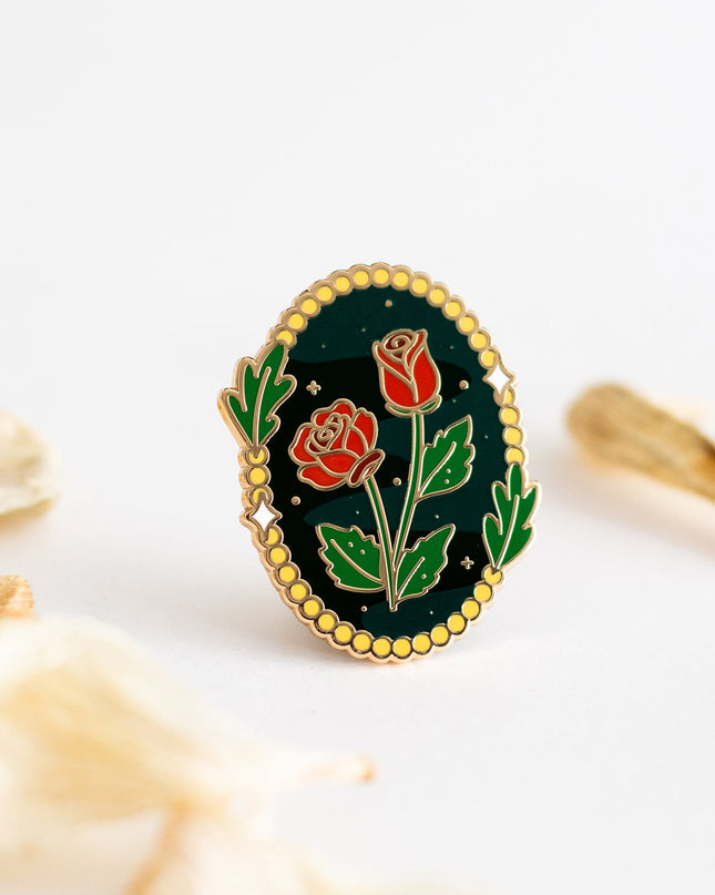 Enchanted Roses Enamel Pin