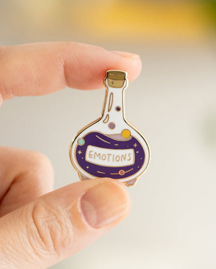 Bottled Emotions Enamel Pin