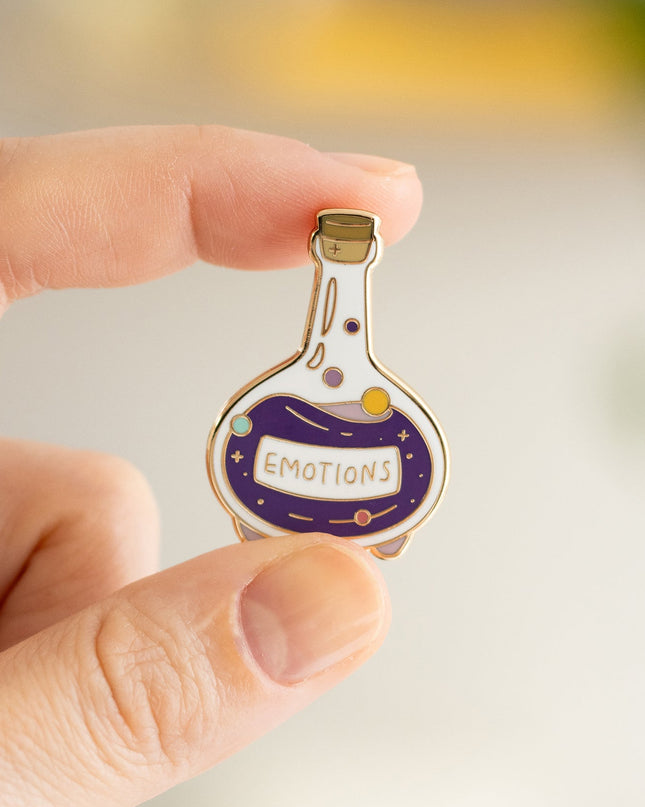 Bottled Emotions Enamel Pin