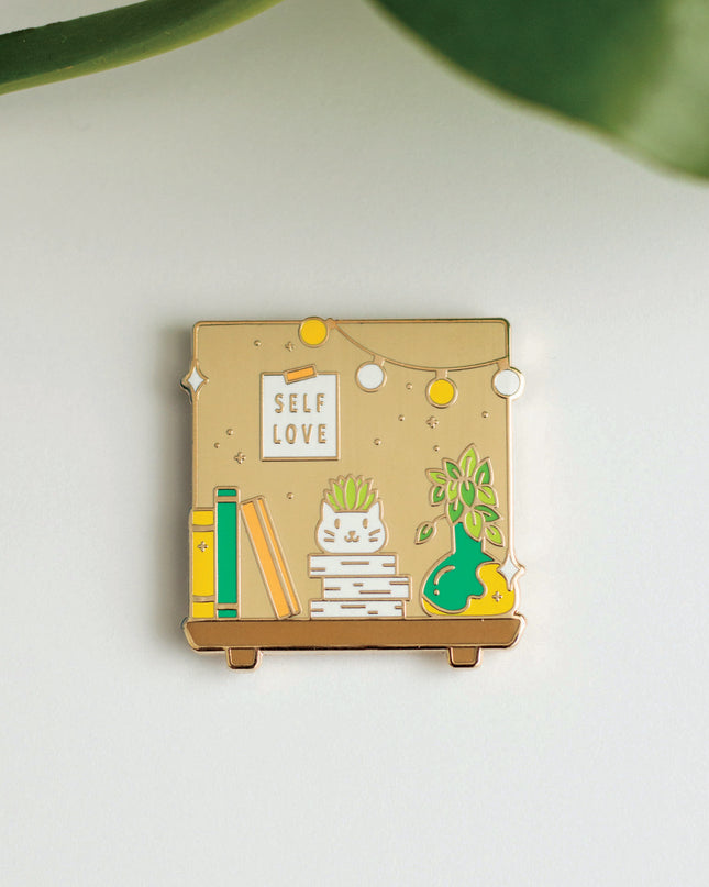 Cozy Corner Enamel Pin