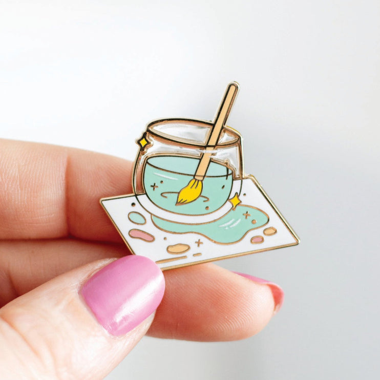 Paint Water Enamel Pin