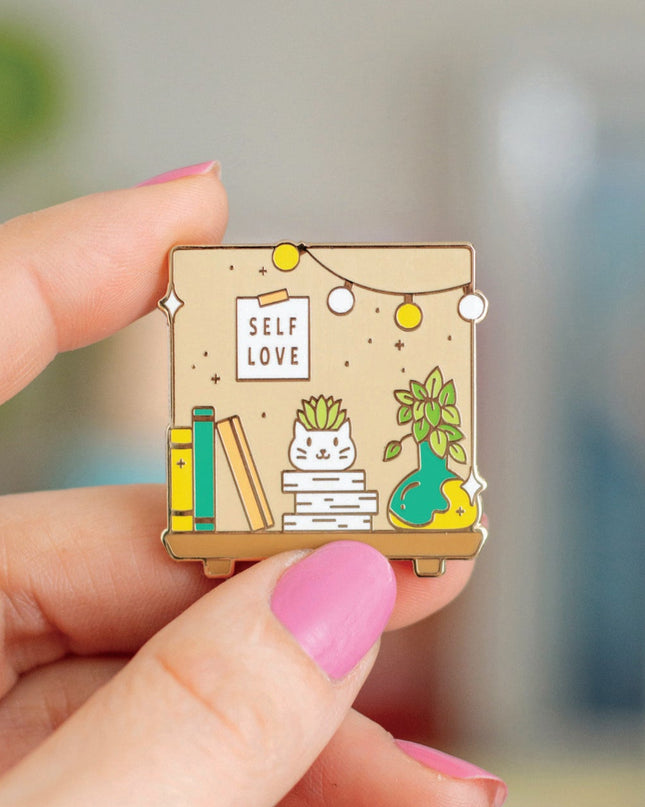 Cozy Corner Enamel Pin