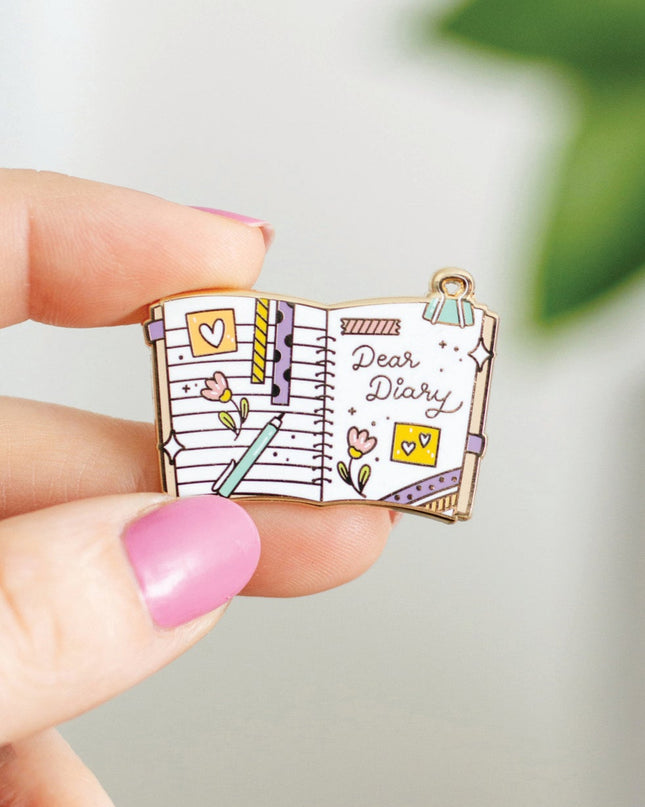 Dear Diary Enamel Pin