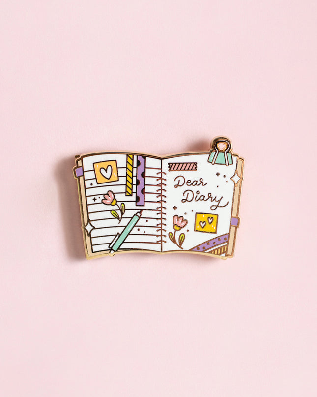 Dear Diary Enamel Pin