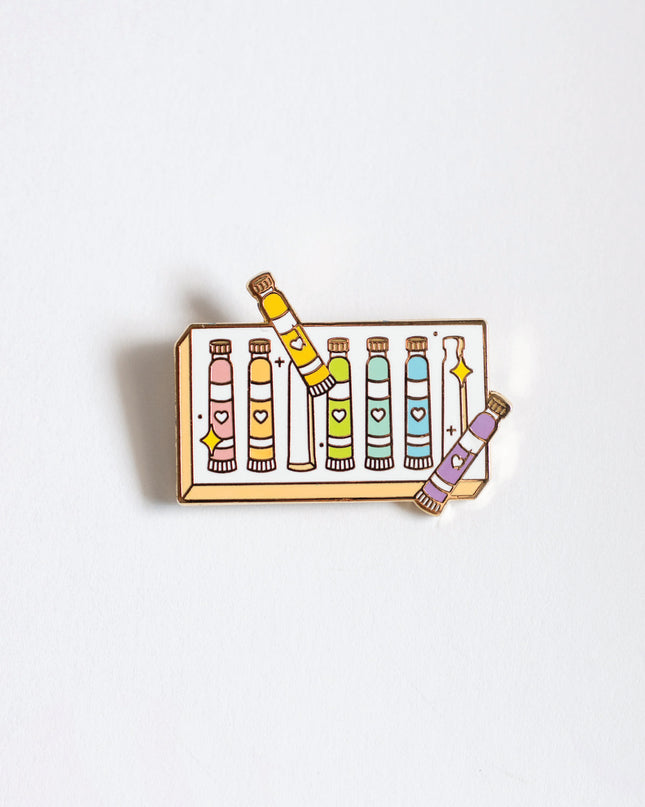 Pastel Paint Set enamel pin