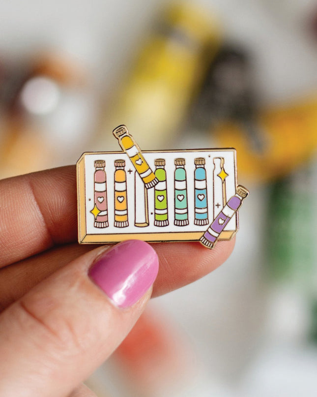 Pastel Paint Set enamel pin
