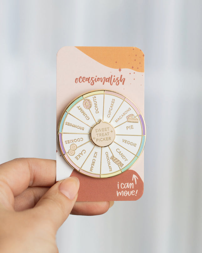 Sweet Treat Picker Spinning Enamel Pin