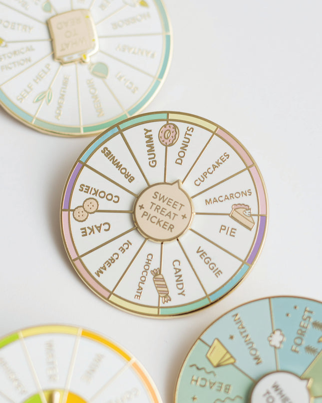 Sweet Treat Picker Spinning Enamel Pin