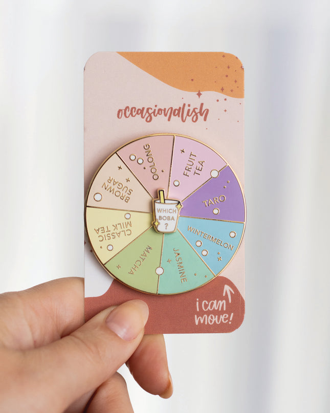Which Boba Spinning Enamel Pin