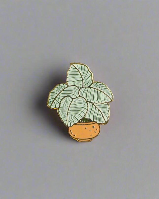 Calathea Orbifolia Enamel Pin