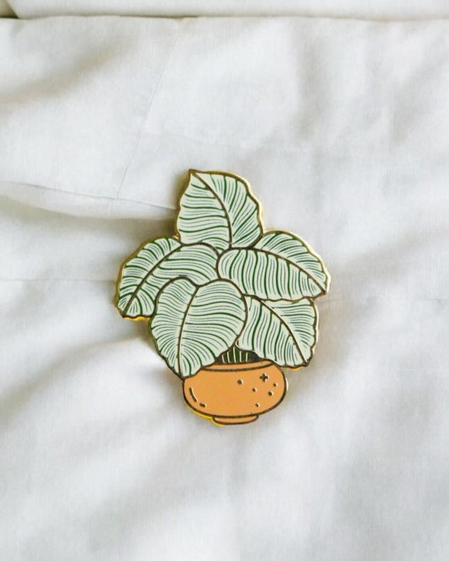 Calathea Orbifolia Enamel Pin
