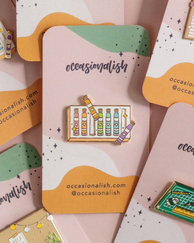 Pastel Paint Set enamel pin