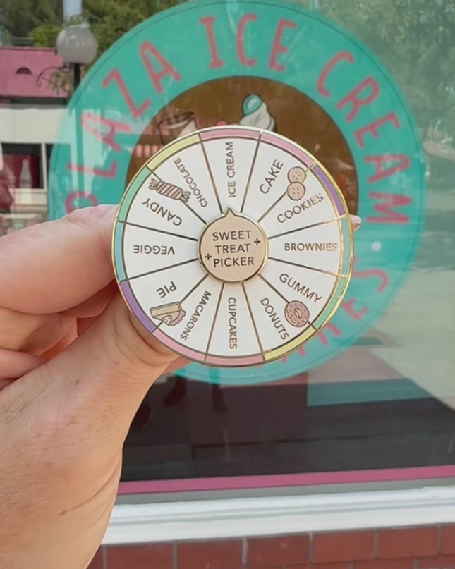 Sweet Treat Picker Spinning Enamel Pin