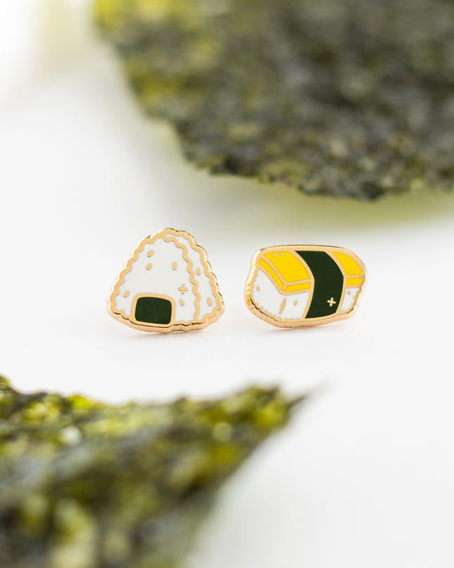Rice to Meet You Mini Enamel Pin