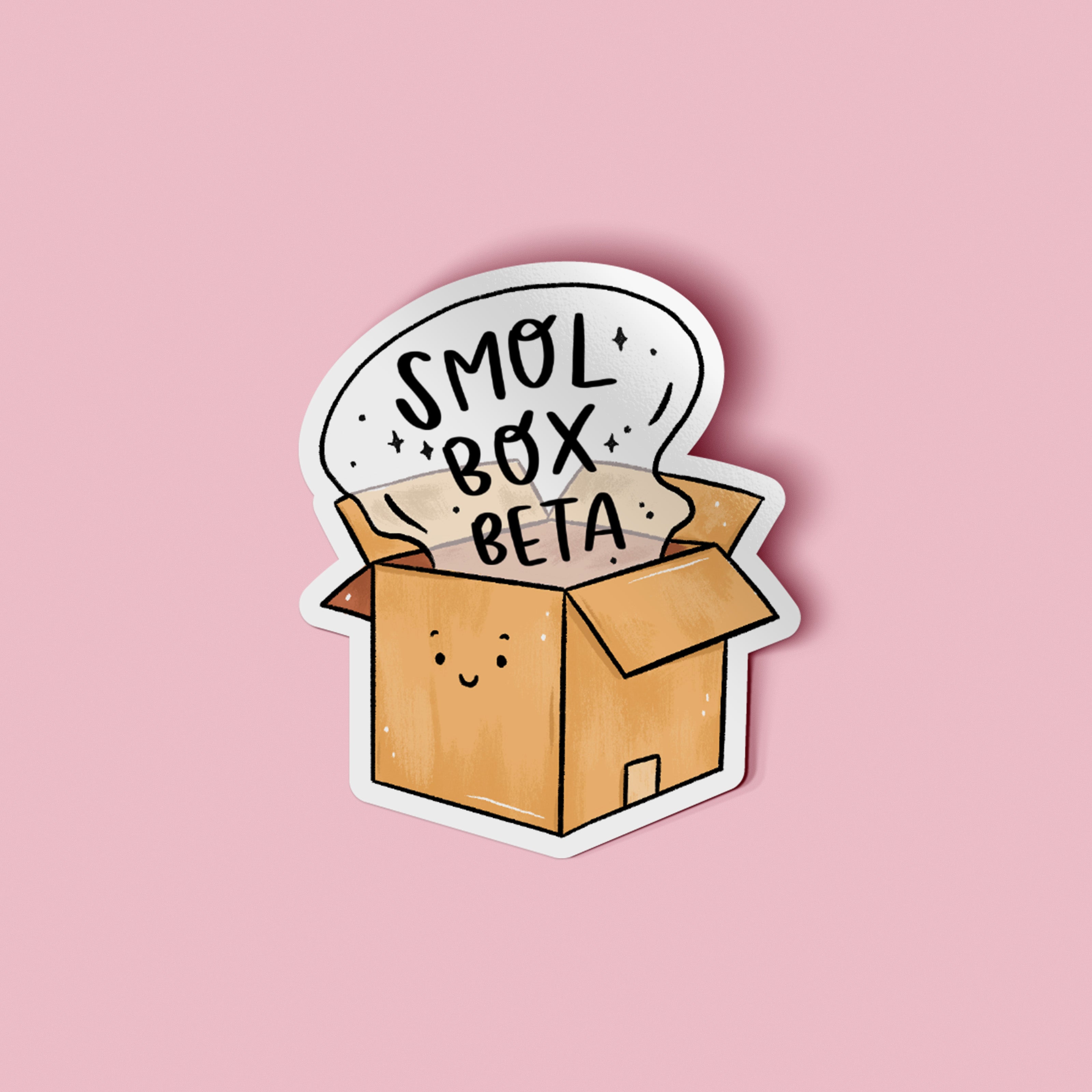 Beta Safe Sticker Smol Beta Matte Vinyl Sticker – occasionalish