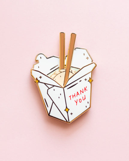 To-Go Box Enamel Pin