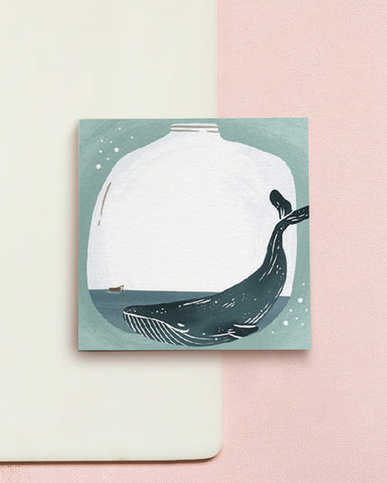 Sea Creature: Whale Sticky note