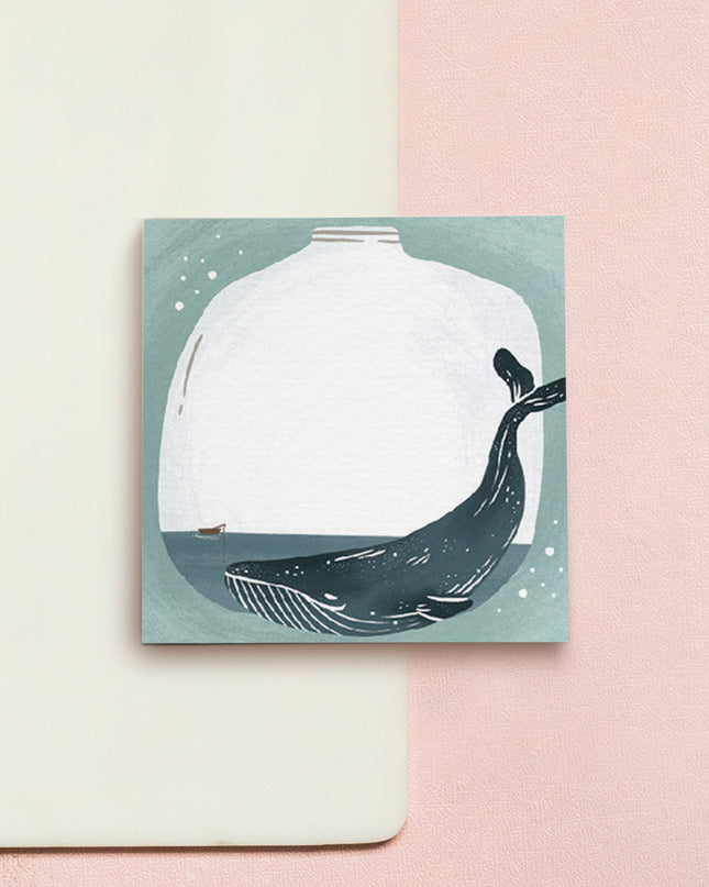 Sea Creature: Whale Sticky note