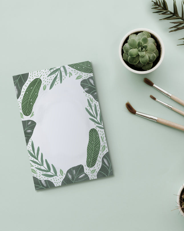 Tropical Leaves Notepad