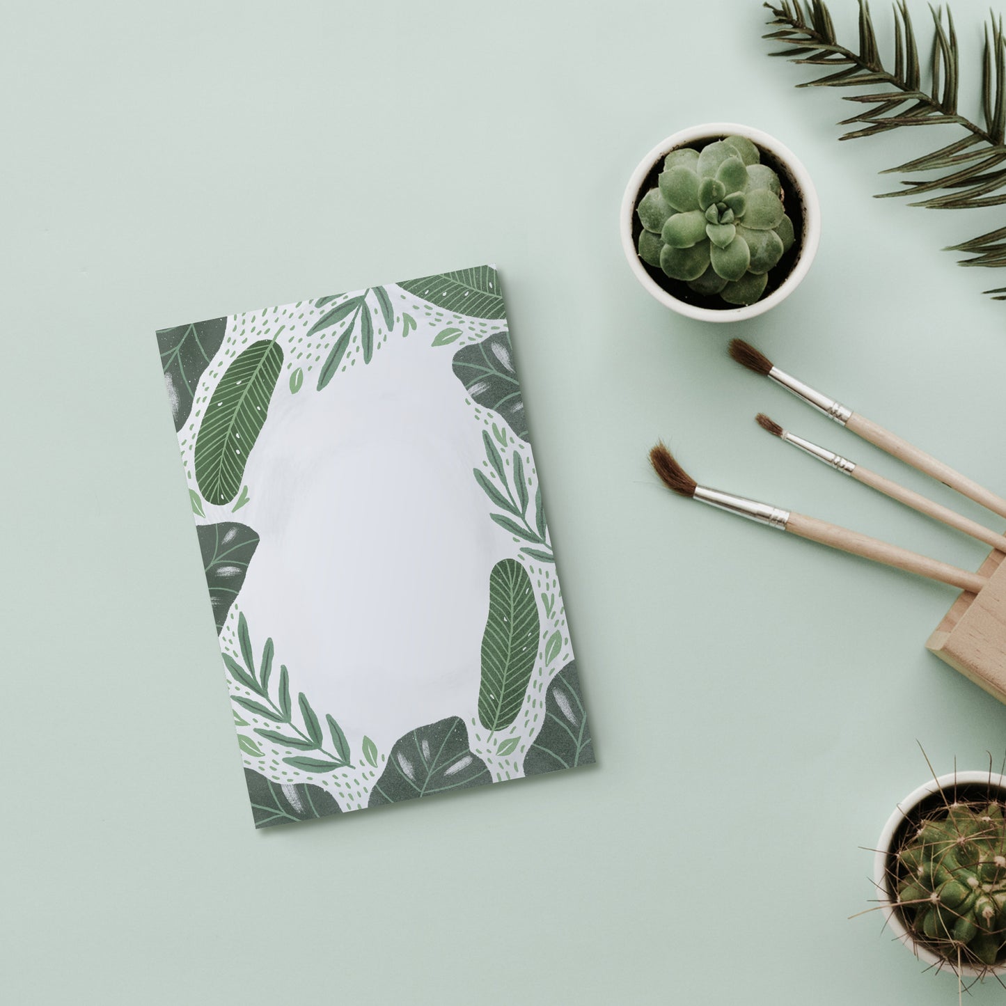 Tropical Leaves Notepad