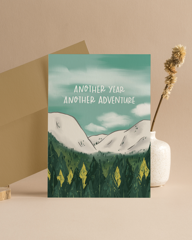 Another Year Another Adventure Card