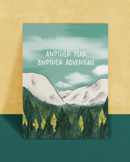 Another Year Another Adventure Card