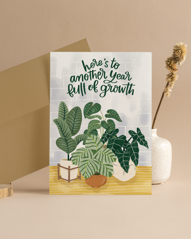 Another Year Full Of Growth Card