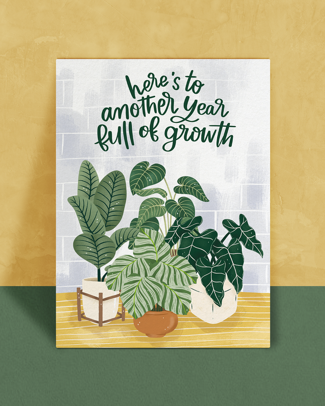 Another Year Full Of Growth Card