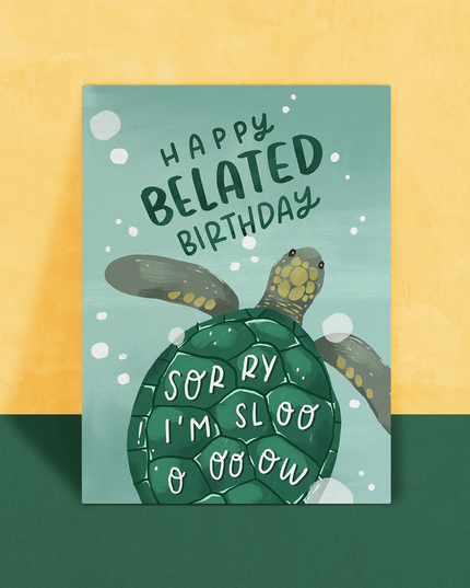Sorry I'm Slow Card