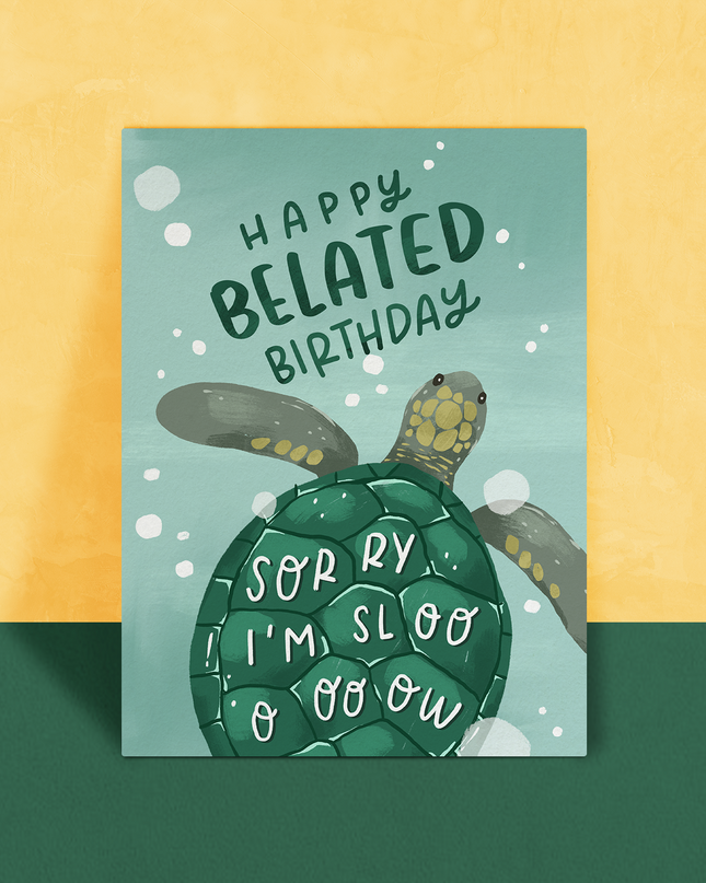 Sorry I'm Slow Card