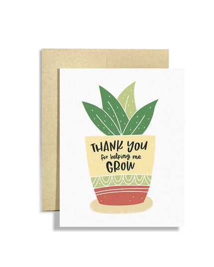 Thank You For Helping Me Grow