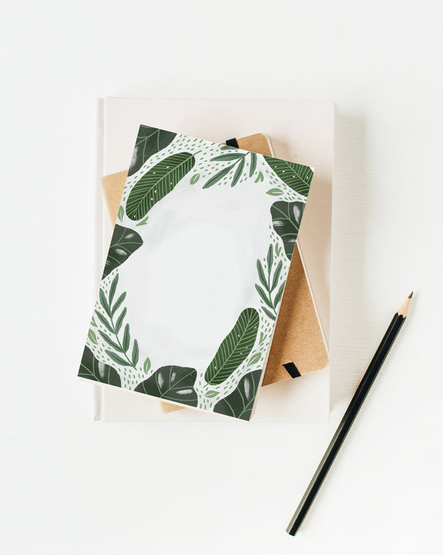 Tropical Leaves Notepad