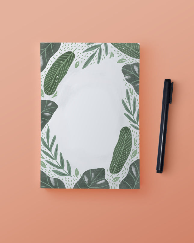 Tropical Leaves Notepad