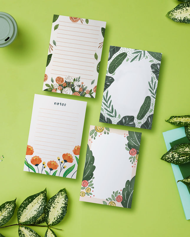 Floral Frame Notepad