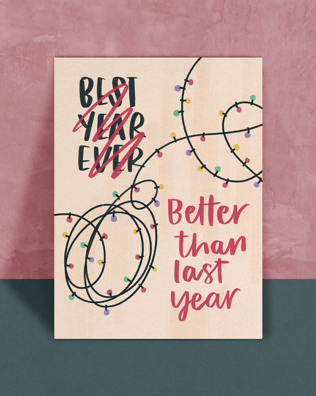 Better Than Last Year Card