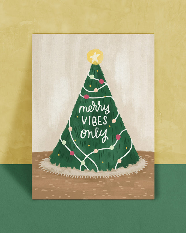 Merry Vibes Only Card
