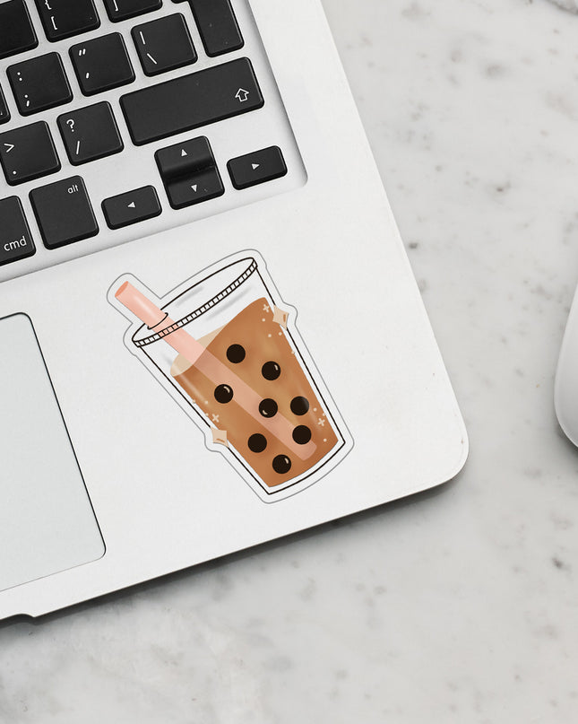 Boba Clear Sticker