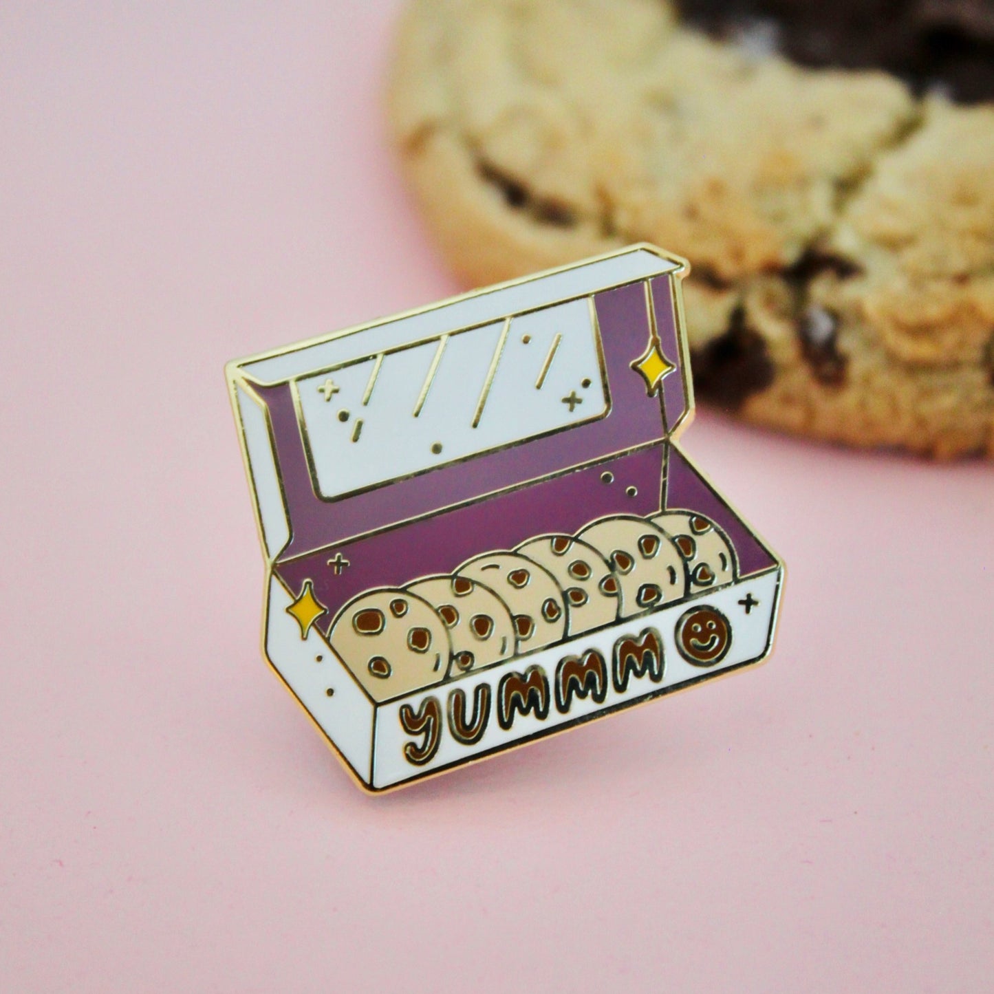 Box of Cookies Enamel Pin