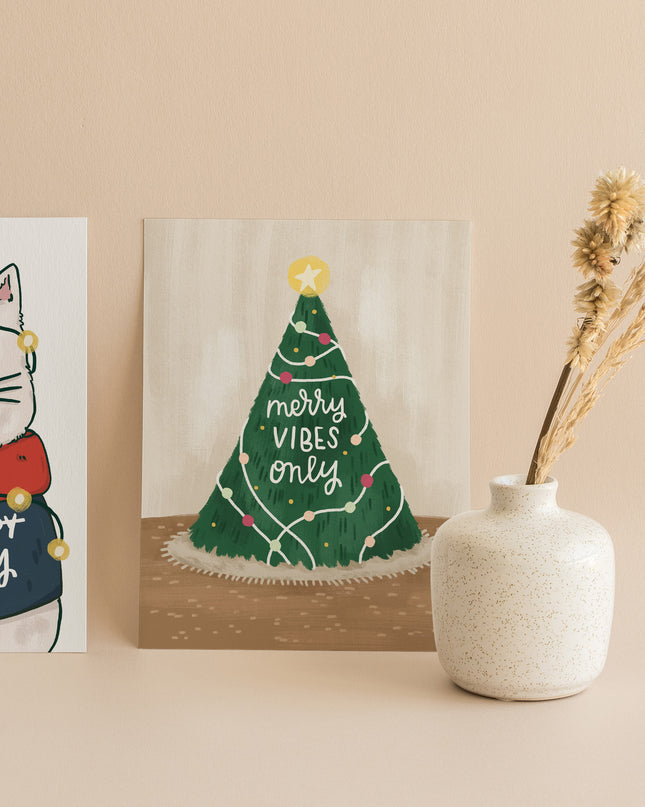 Merry Vibes Only Card