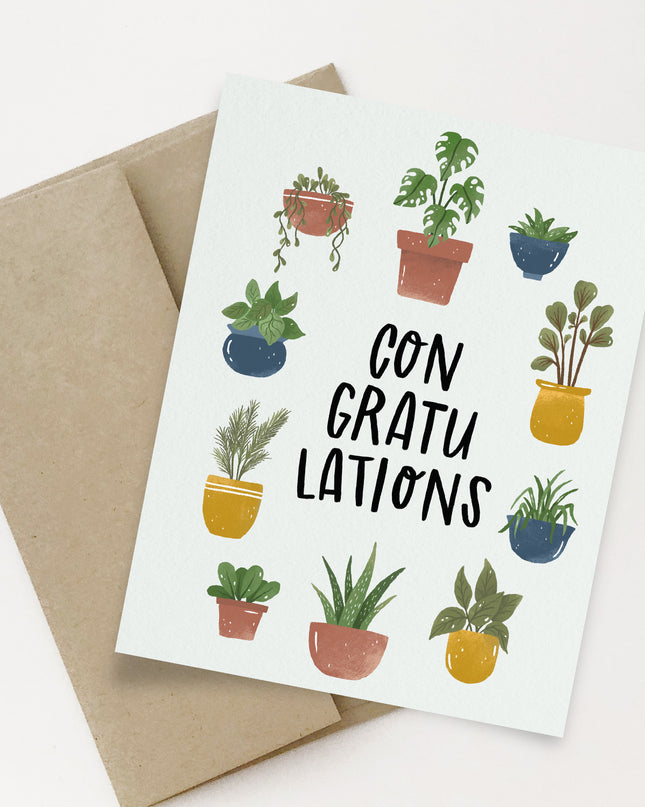 Congratulations - House Plants