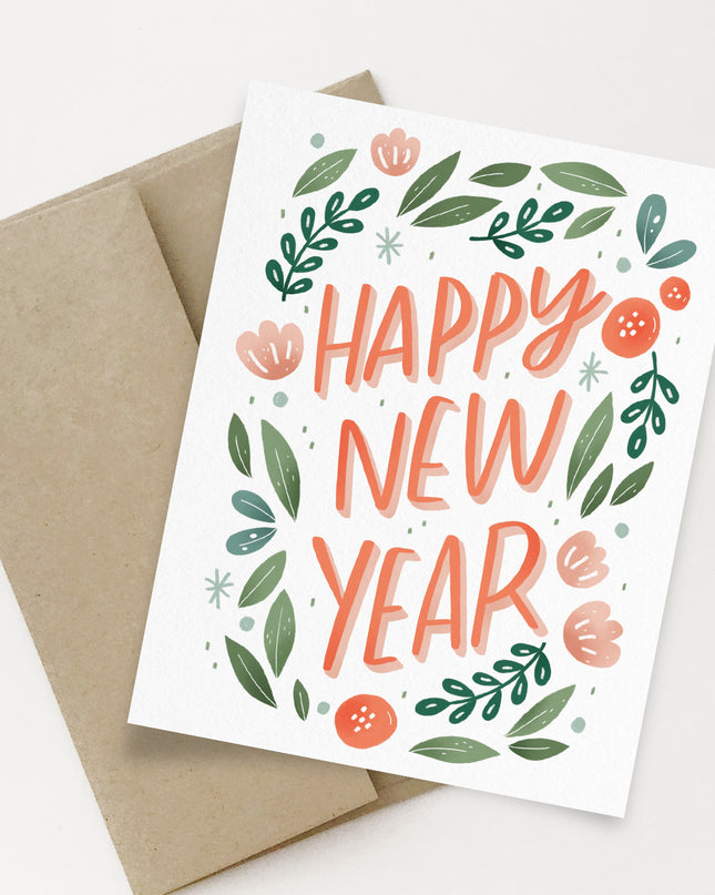 Happy New Year Floral