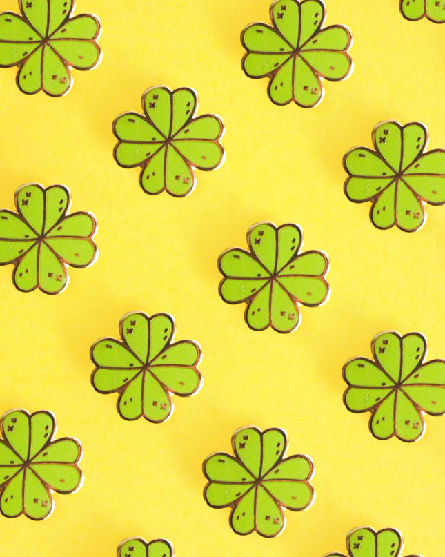Lucky Clover Enamel Pin