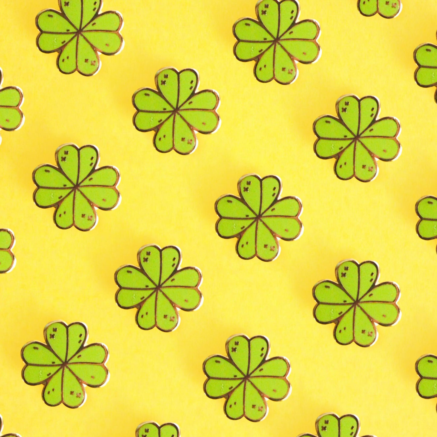 Lucky Clover Enamel Pin