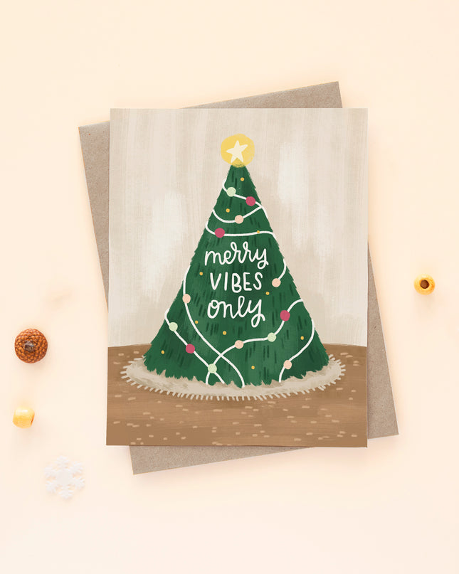 Merry Vibes Only Card